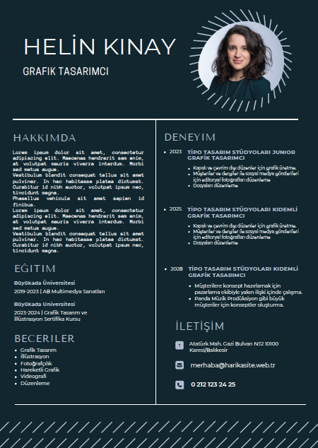 CV 14 - Professional Resume Template - Editable & Modern Design